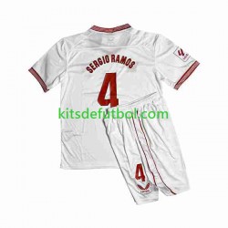 Equipación completa Niño Sevilla FC Sergio Ramos 4 Camiseta de local 2023-2024 Manga Corta