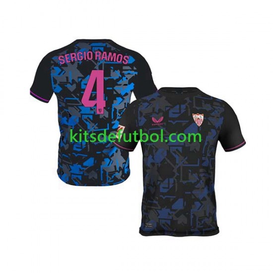 Sevilla FC Sergio Ramos 4 Hombre Camiseta alternativa 2023-2024 Manga Corta