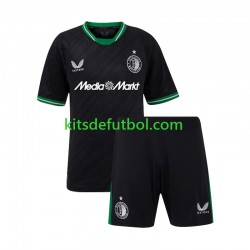 Equipación completa Niño Feyenoord Rotterdam Camiseta de visitante 2024-2025 Manga Corta