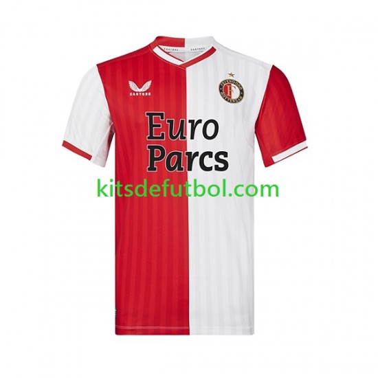 Feyenoord Rotterdam Hombre Camiseta de local 2023-2024 Manga Corta
