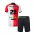 Equipación completa Niño Feyenoord Rotterdam Santiago Gimenez 29 Camiseta de local 2024-2025 Manga Corta