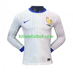 Francia Euro 2024 Hombre Camiseta de visitante Manga Larga