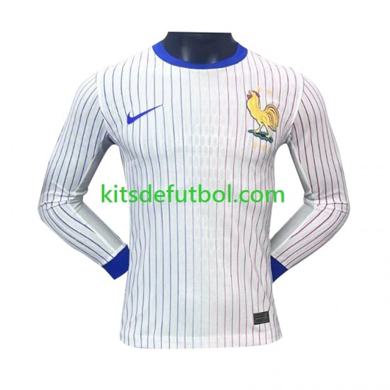 Francia Euro 2024 Hombre Camiseta de visitante Manga Larga