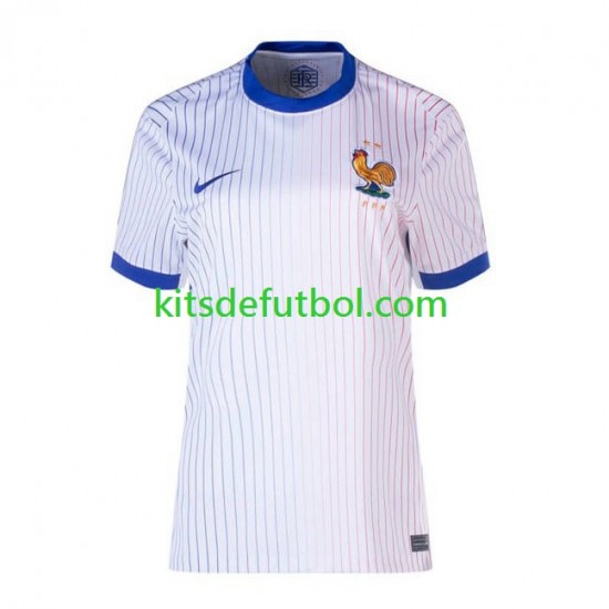 Francia Euro 2024 Mujer Camiseta de visitante Manga Corta