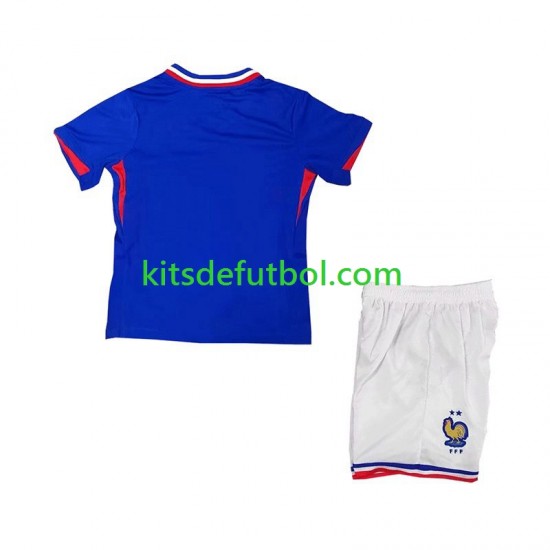 Equipación completa Niño Francia Euro 2024 Camiseta de local Manga Corta