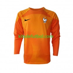 Francia Portero World Cup 2022 Hombre Camiseta de visitante Manga Larga