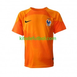 Francia Portero World Cup 2022 Hombre Camiseta de visitante Manga Corta