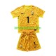 Equipación completa Niño Francia Portero Hugo Lloris 1 Euro 2024 Camiseta Amarillo de local Manga Corta