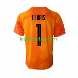 Francia Portero Hugo Lloris 1 World Cup 2022 Hombre Camiseta de visitante Manga Corta