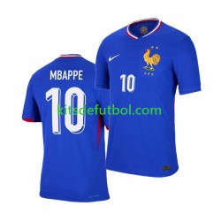 Francia Kylian Mbappe 10 Euro 2024 Hombre Camiseta de local Manga Corta