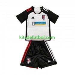 Equipación completa Niño Fulham Camiseta de local 2023-2024 Manga Corta