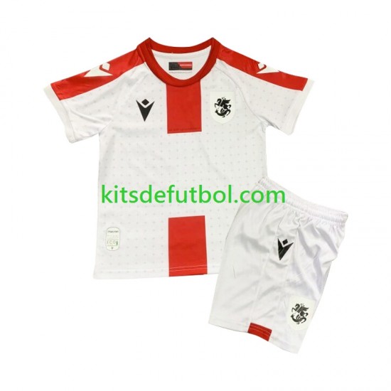 Equipación completa Niño Georgia 2024 Camiseta de local Manga Corta