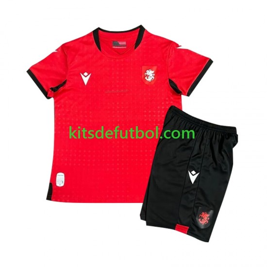 Equipación completa Niño Georgia 2024 Camiseta alternativa Manga Corta