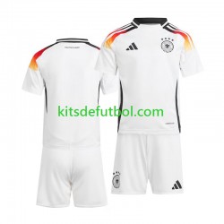 Equipación completa Niño Alemania Euro 2024 Camiseta de local Manga Corta