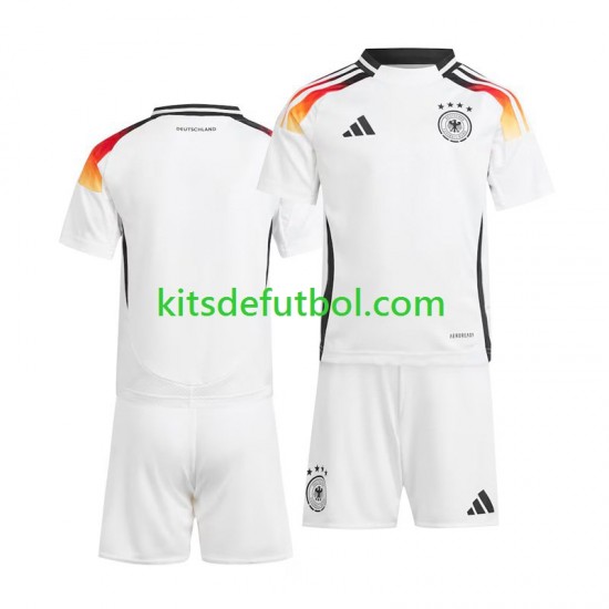 Equipación completa Niño Alemania Euro 2024 Camiseta de local Manga Corta