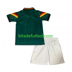 Equipación completa Niño Alemania Retro 1992 Camiseta de visitante Manga Corta