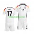 Equipación completa Niño Alemania Florian Wirtz 17 Euro 2024 Camiseta de local Manga Corta