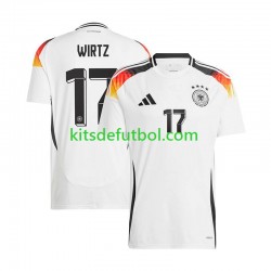 Alemania Florian Wirtz 17 Euro 2024 Hombre Camiseta de local Manga Corta