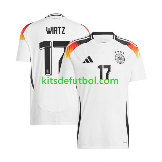 Alemania Florian Wirtz 17 Euro 2024 Hombre Camiseta de local Manga Corta