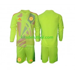 Equipación completa Niño Alemania Portero Euro 2024 Camiseta de visitante Manga Larga
