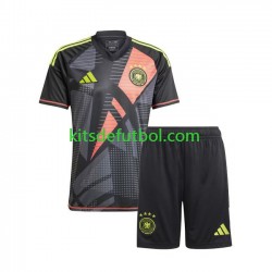 Equipación completa Niño Alemania Portero Euro 2024 Camiseta de local Manga Corta