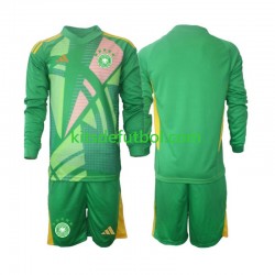 Equipación completa Niño Alemania Portero Camiseta alternativa 2024-2025 Manga Larga