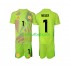 Equipación completa Niño Alemania Portero Manuel Neuer 1 Euro 2024 Camiseta de visitante Manga Corta