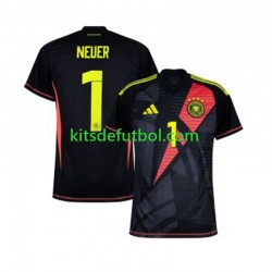 Alemania Portero Manuel Neuer 1 Euro 2024 Hombre Camiseta de local Manga Corta