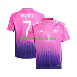 Alemania Havertz 7 Euro 2024 Hombre Camiseta de visitante Manga Corta