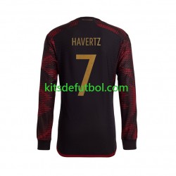 Alemania Havertz 7 World Cup 2022 Hombre Camiseta de visitante Manga Larga