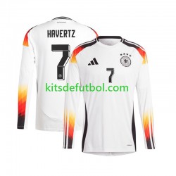 Alemania Havertz 7 Euro 2024 Hombre Camiseta de local Manga Larga