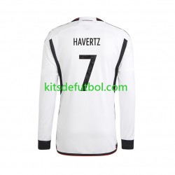 Alemania Havertz 7 World Cup 2022 Hombre Camiseta de local Manga Larga