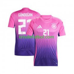 Alemania Ilkay Gundogan 21 Euro 2024 Hombre Camiseta de visitante Manga Corta