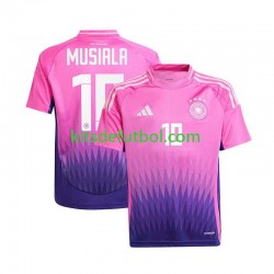 Alemania Jamal Musiala 10 Euro 2024 Hombre Camiseta de visitante Manga Corta