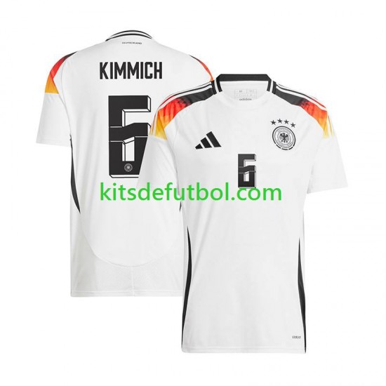Alemania Joshua Kimmich 6 Euro 2024 Hombre Camiseta de local Manga Corta Alemania Joshua Kimmich 6 Euro 2024 Hombre Camiseta de local Manga Corta