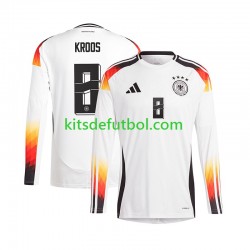 Alemania Toni Kroos 8 Euro 2024 Hombre Camiseta de local Manga Larga