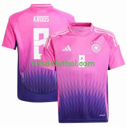 Alemania Toni Kroos Euro 2024 Hombre Camiseta de visitante Manga Corta