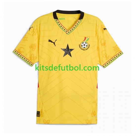 Ghana 2024 Hombre Camiseta de visitante Manga Corta