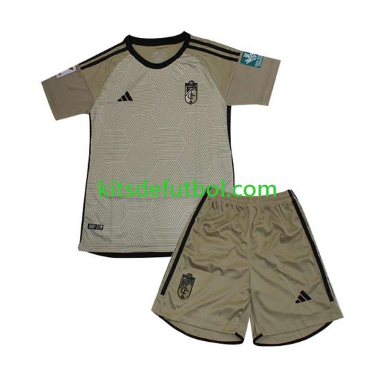 Equipación completa Niño Granada Camiseta alternativa 2023-2024 Manga Corta