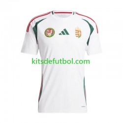 Hungría Euro 2024 Hombre Camiseta de visitante Manga Corta
