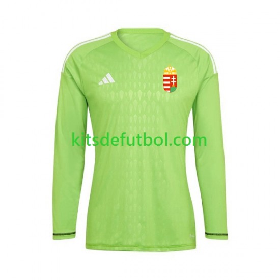 Hungría Portero 2022 Hombre Camiseta de local Manga Larga