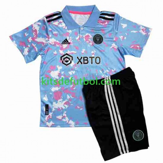 Equipación completa Niño Inte Miami Lionel Messi 10 Camiseta alternativa 2023-2024 Manga Corta