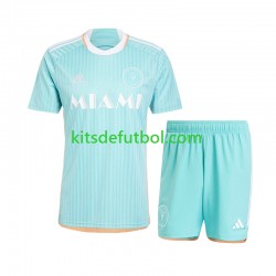 Equipación completa Niño Inter Miami Camiseta alternativa 2024-2025 Manga Corta