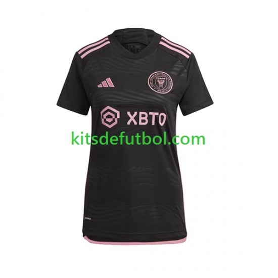 Inter Miami Mujer Camiseta de visitante 2023-2024 Manga Corta