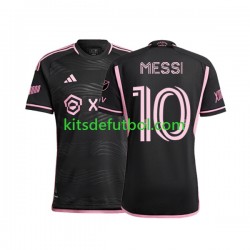 Inter Miami Lionel Messi 10 2023 Hombre Camiseta de visitante Manga Corta