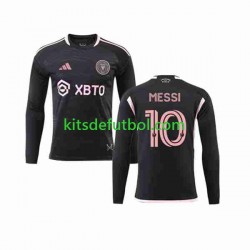 Inter Miami Lionel Messi 10 Hombre Camiseta de visitante 2023-2024 Manga Larga