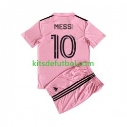 Equipación completa Niño Inter Miami Lionel Messi 10 2023 Camiseta de local Manga Corta