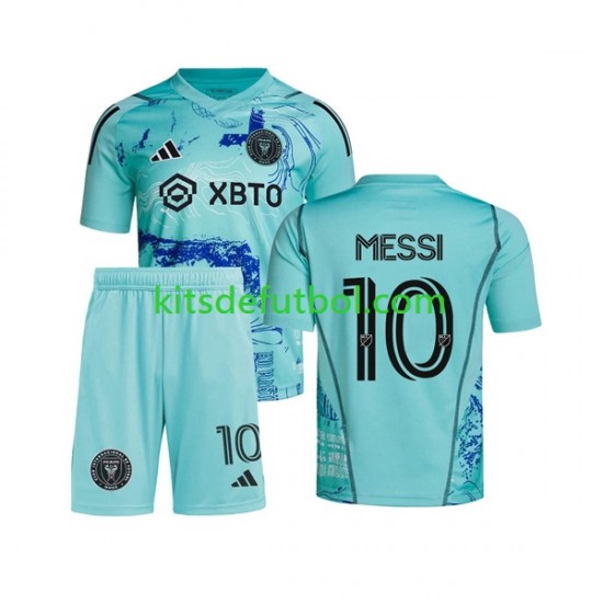 Equipación completa Niño Inter Miami Lionel Messi 10 Special Camiseta de local 2023-2024 Manga Corta