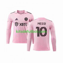 Inter Miami Lionel Messi 10 Hombre Camiseta de local 2023-2024 Manga Larga