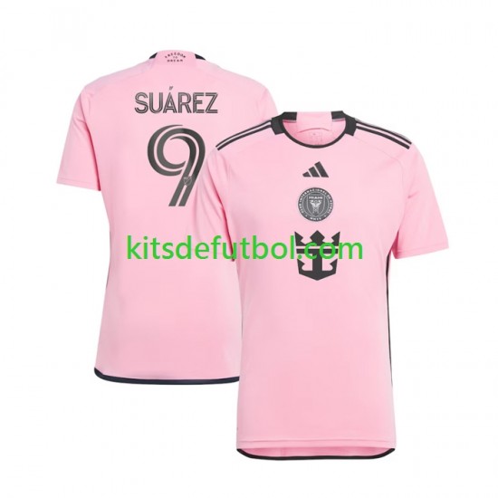 Inter Miami Luis Suarez 9 2024 Hombre Camiseta de local Manga Corta